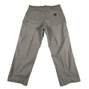 Carhartt B151 TAN Washed Twill Dungaree Work Pants Mens 38x30 Khaki Carpenter